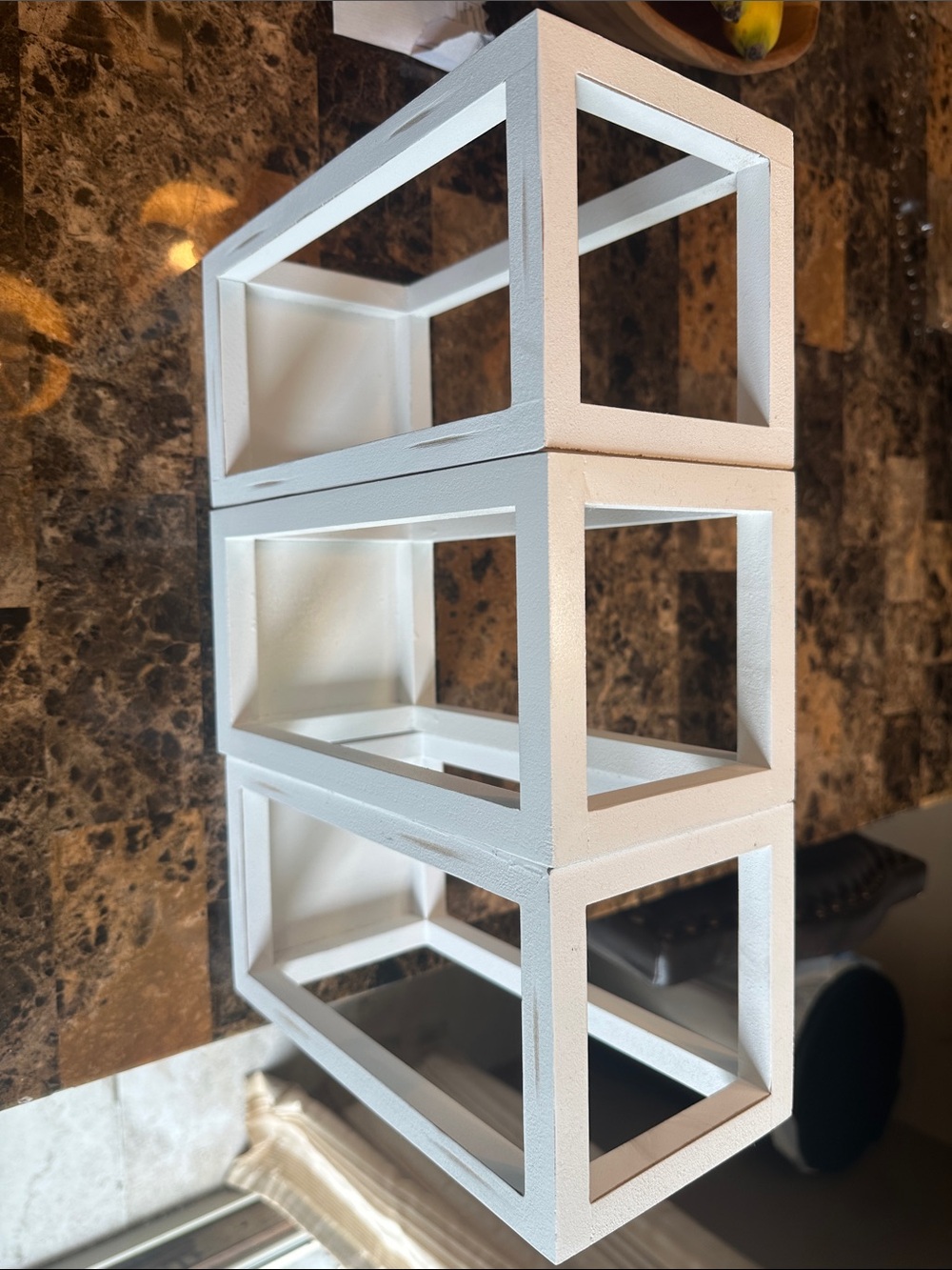 Set of 12 White Candle Holders
